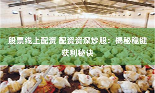 股票线上配资 配资资深炒股：揭秘稳健获利秘诀
